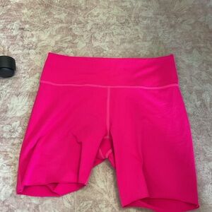 Fabletics Vibrant Pink Bike Shorts